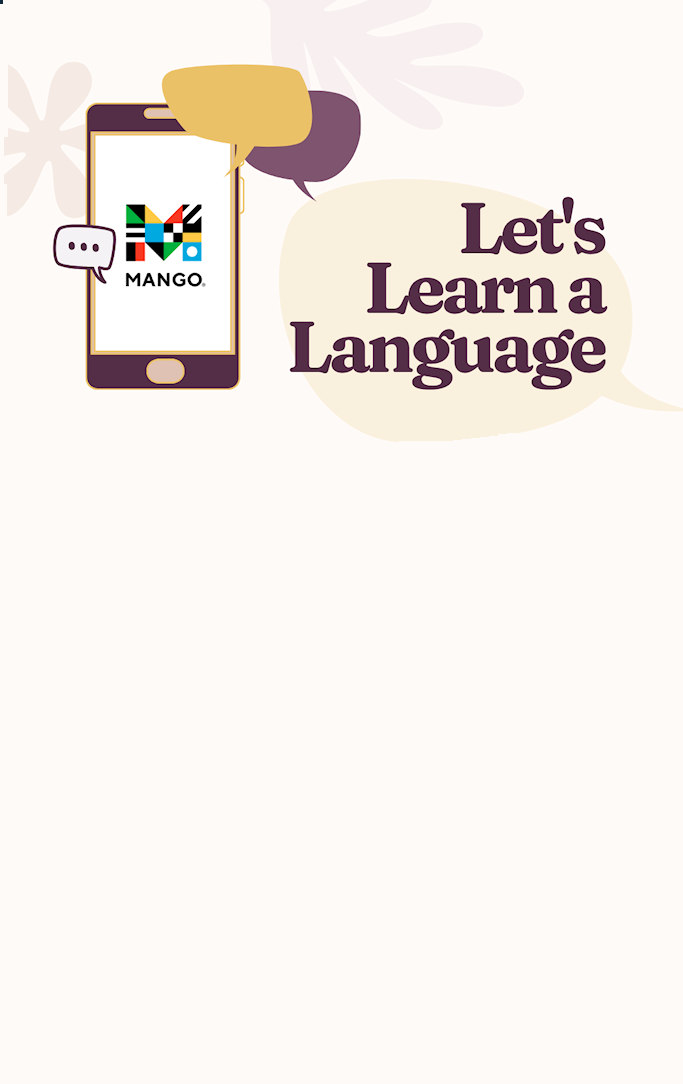 Let's learn a language.